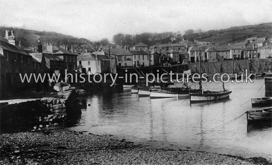 Fishing Harbour, Mousehole, Penzance. c.1922